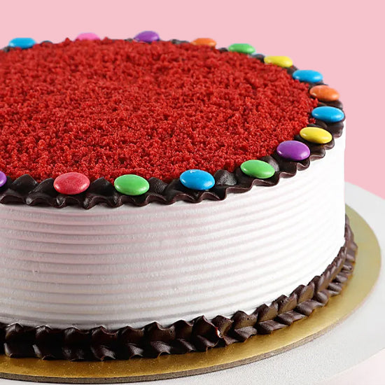 Red Velvet Gems Cake
