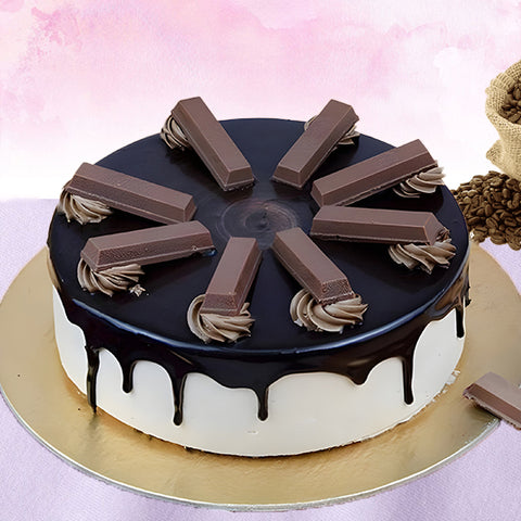 Chocolate KitKat Cream Cake