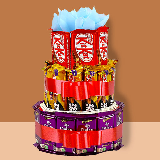 Beautiful KIt,Dairy& 5star Chocolate Arrangement 1