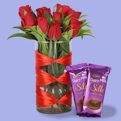 Romantic Roses and Chocolate Delight