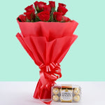 Chocolate & Roses Delight Combo