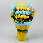 Yellow Rose & Ferrero Rocher Chocolate Bouquet