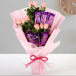 Pink Rose With Dairy Silk Chocolate