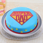 Super Dad Fondant Cake