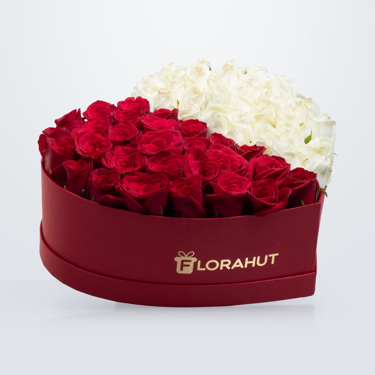 Crimson & Ivory Heart