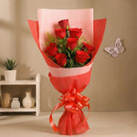 Enchanting Dreams - Red Rose Hand Bouquet
