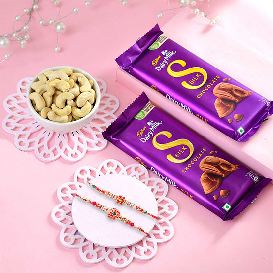 Festive Rakhi Gift with Chocolates & Kaju