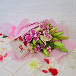 Happy Timeless Carnation & Lily Bouquet3