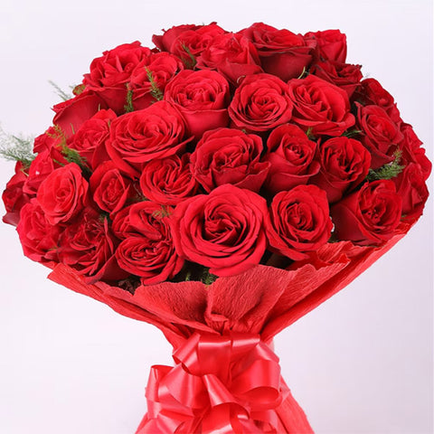 True Love - 40 Red Roses Bouquet