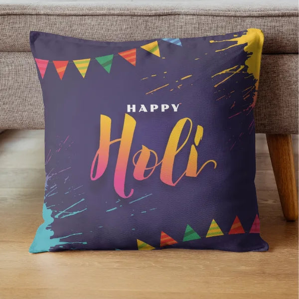 Happy Holi Cushion