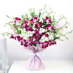 Smell of White and Purple Orchids