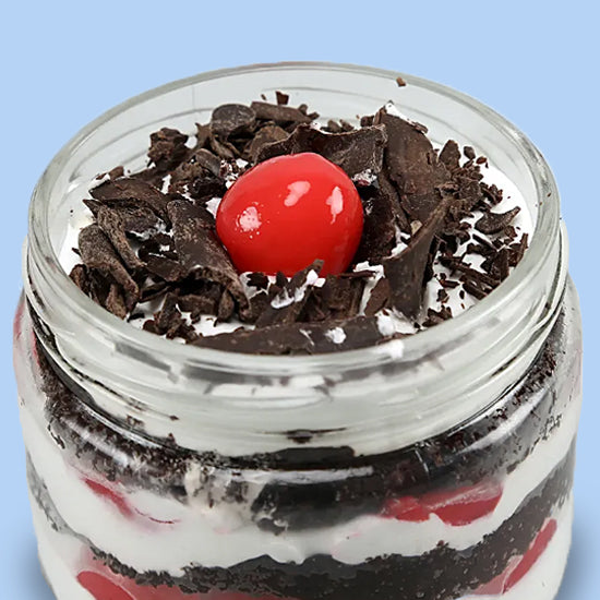 Black Forest Jar Cake