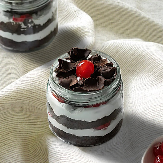 Black Forest Jar Cake