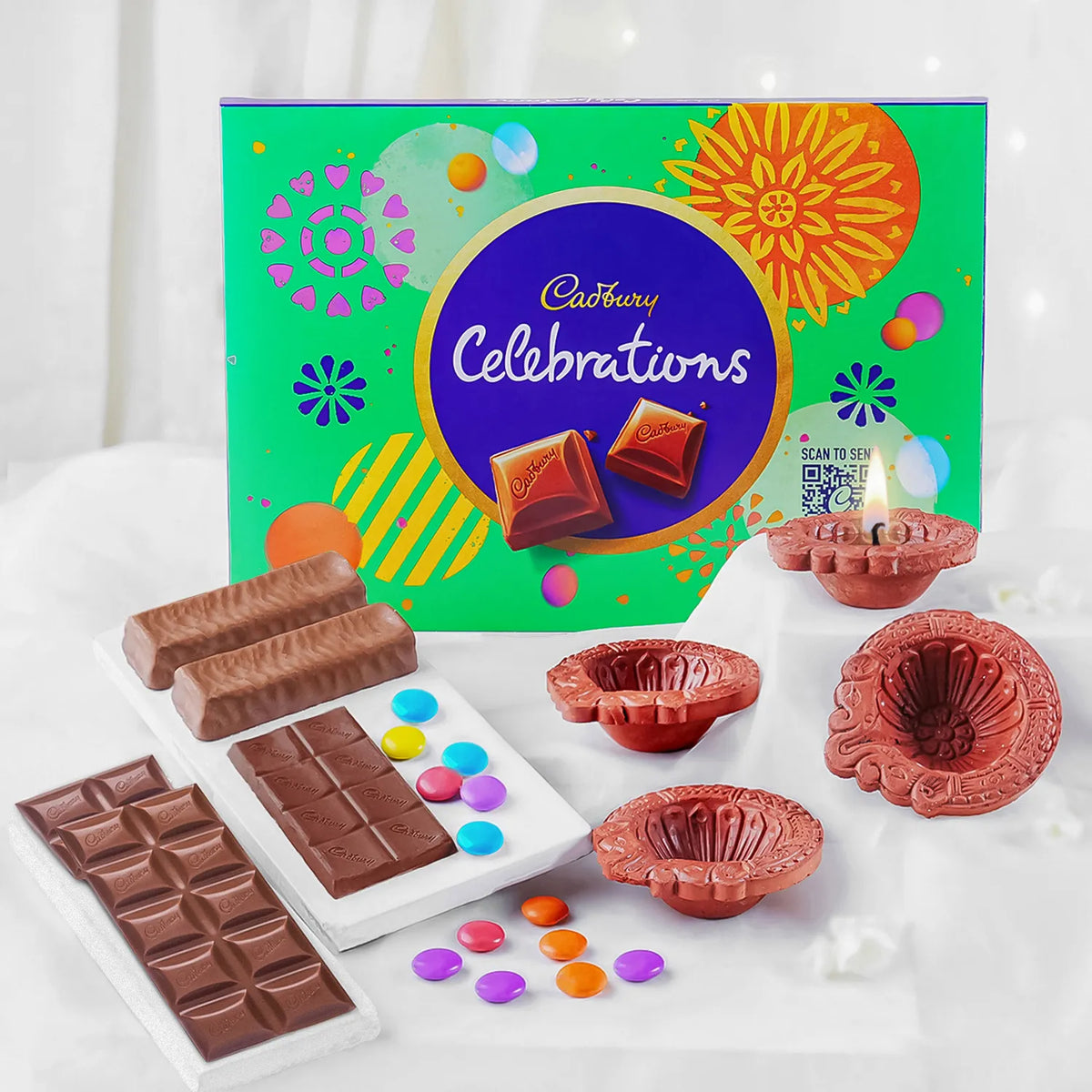 Cadbury Celebration With Traditional Diyas