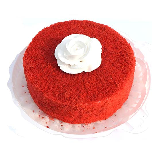 Crimson Velvet Rosebud Cake