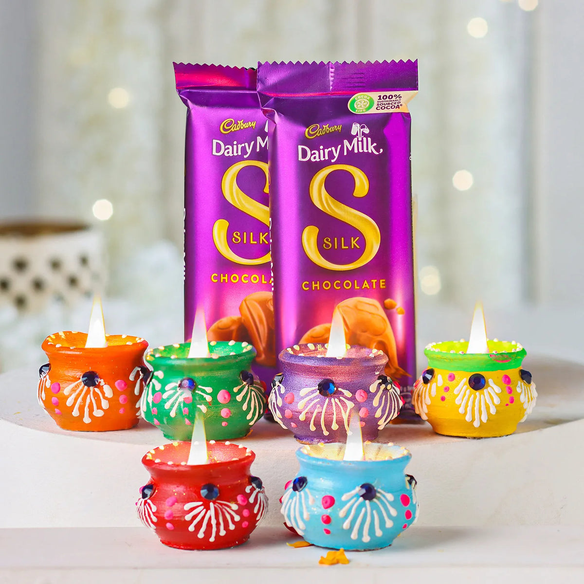 Dairy Milk Silk With Diyas