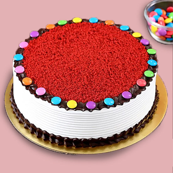 Red Velvet Gems Cake