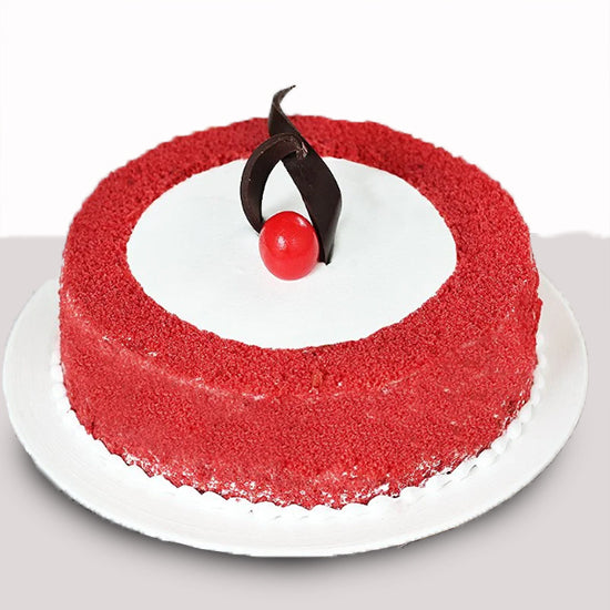 Cherry Delight Red Velvet Cake