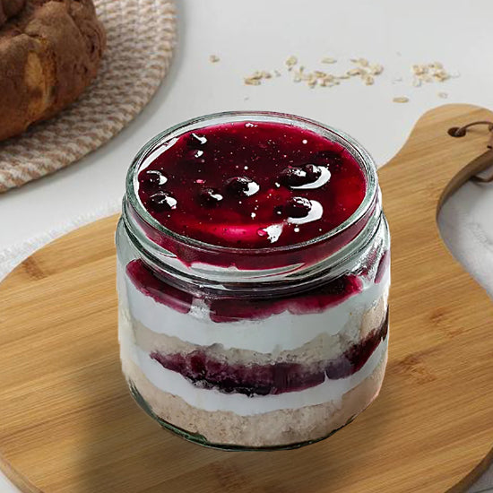 Blueberry Jar Cake