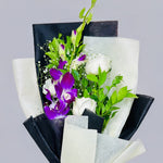 Beautiful Rose & Orchids Bouquet_close