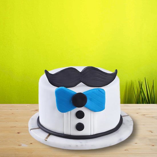 Gentle Man Dad Fondant Cake