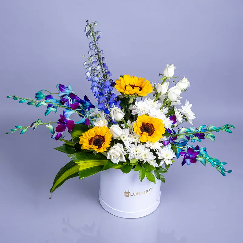 Golden Azure Elegance