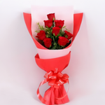 Enchanting Dreams - Red Rose Hand Bouquet