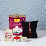 Rakhi Celebration Hamper with Haldiram's Rasgullas