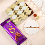 Rakhi With Chocolate & Sweets