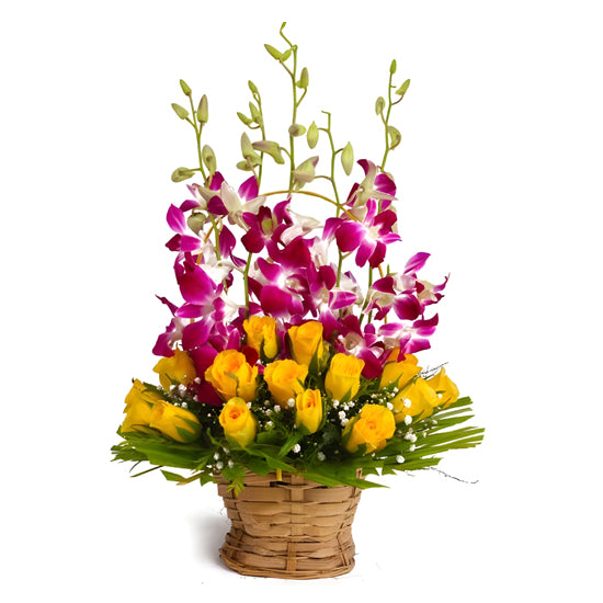 Delightful Vibrant Basket