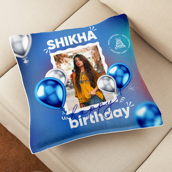 Happy Birthday Personalized Cushion