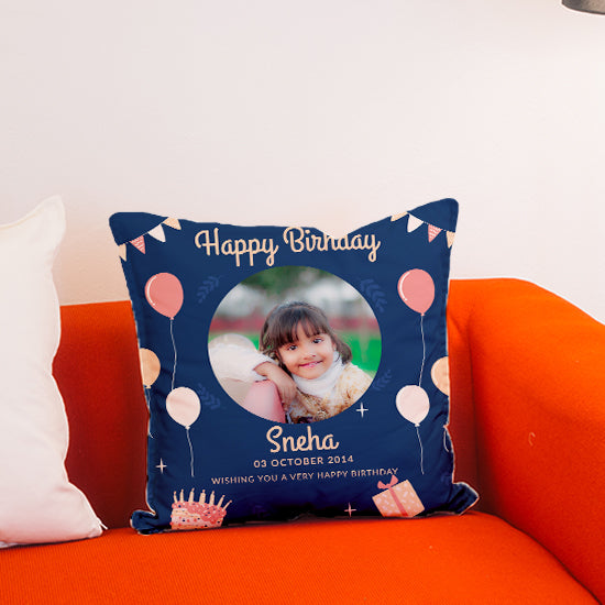 Birthday Personalized Cushion